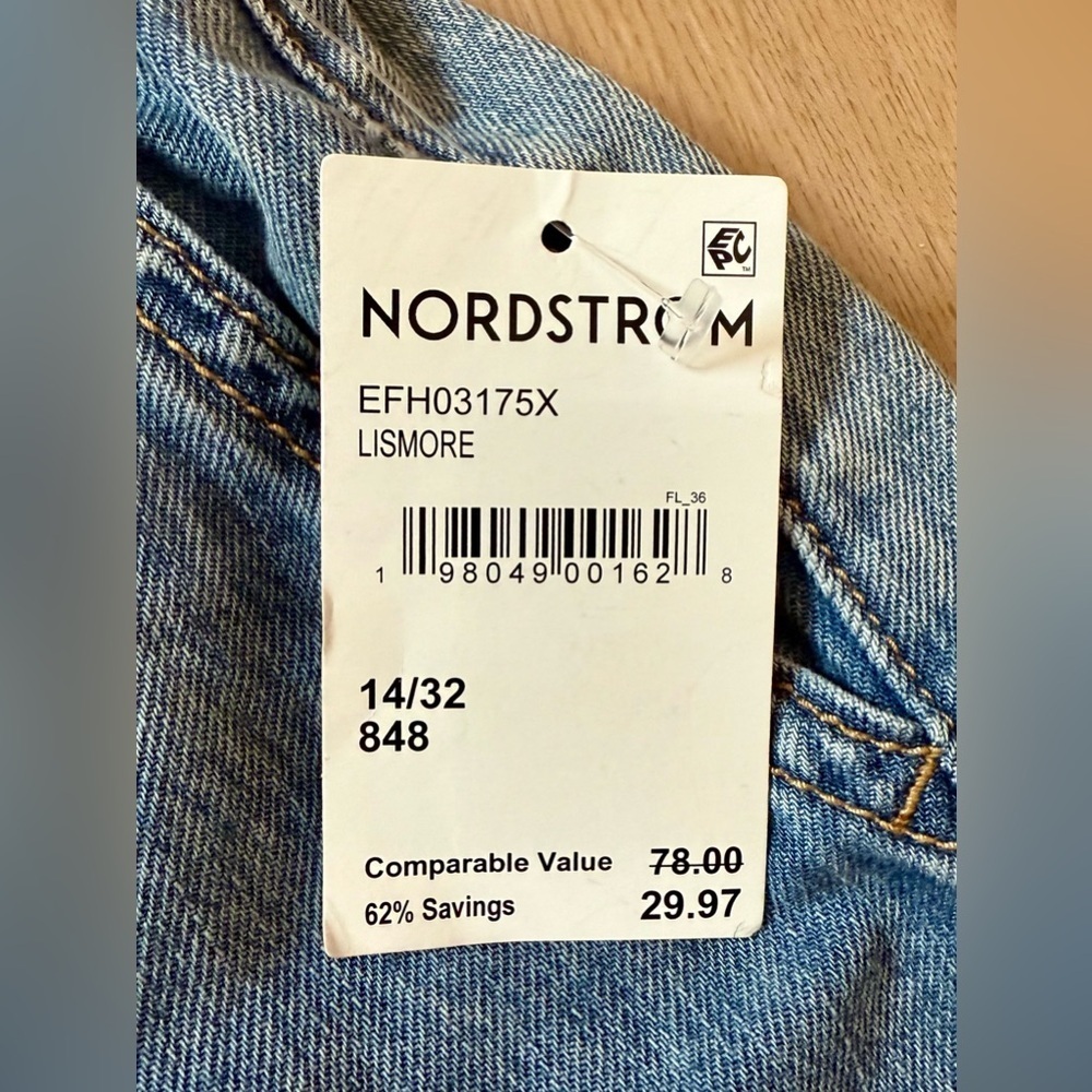 NWT Kensie Jeans Ella High-Rise Straight Leg Jeans Size 14/32 - Picture 3 of 8
